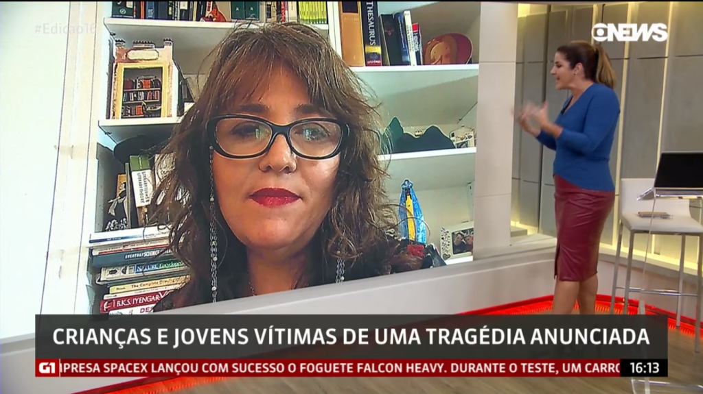 Katia Gerlach no Globo&nbsp;News
